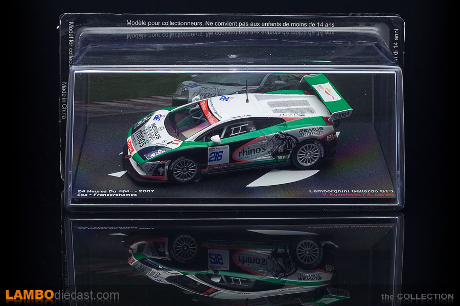 The 1/43 Lamborghini Gallardo GT3 from Ixo, a review by 