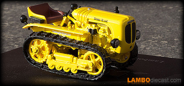 The 1/43 Lamborghini Tractor DL 30C from Universal Hobbies