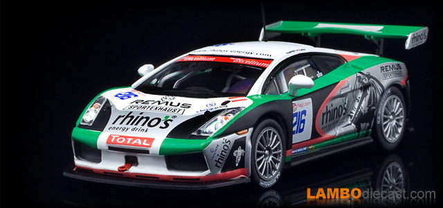 The 1/43 Lamborghini Gallardo GT3 from Ixo, a review by 