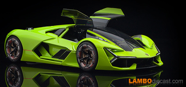 The 1/24 Lamborghini Terzo Millennio from Bburago, a review by