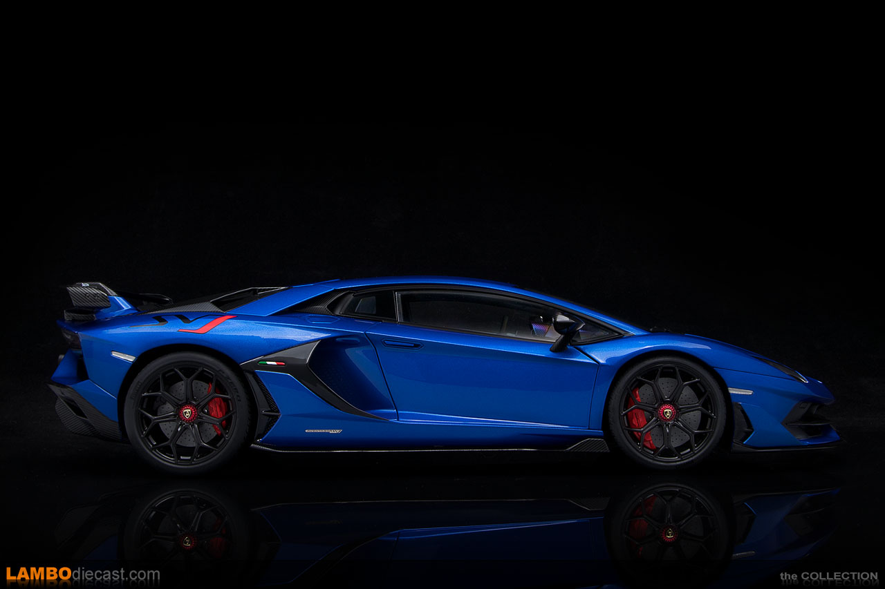 The 1/18 Lamborghini Aventador SVJ from AUTOart, a review by  