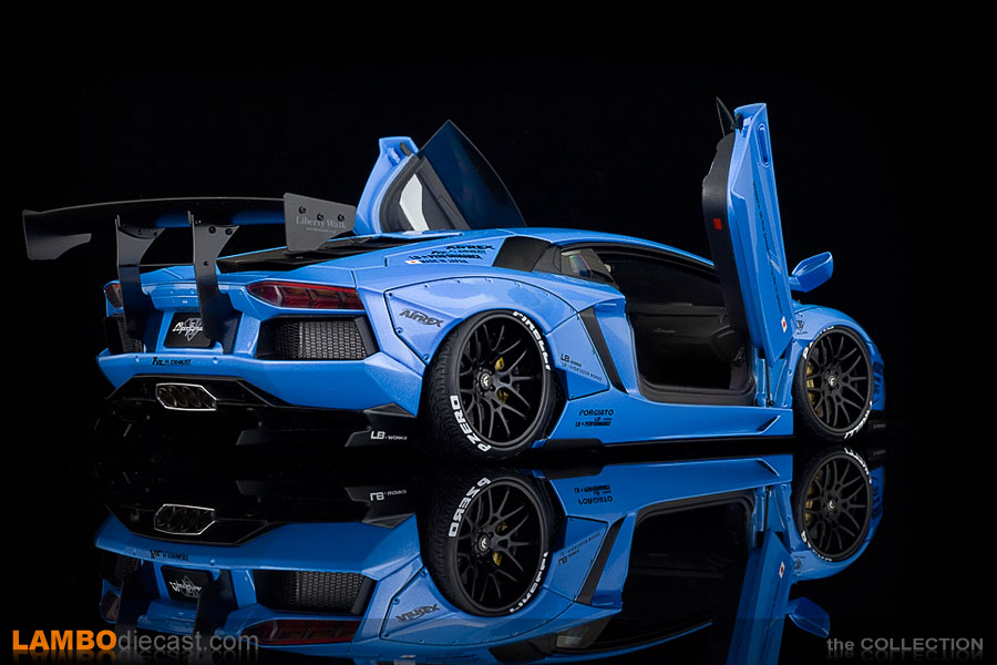 The 1/18 Lamborghini Aventador LB-Works from AUTOart, a review by  