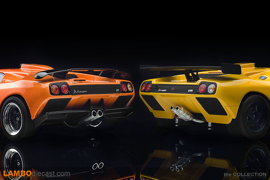 The most difference between the Diablo GT and GTR can be seen at the rear