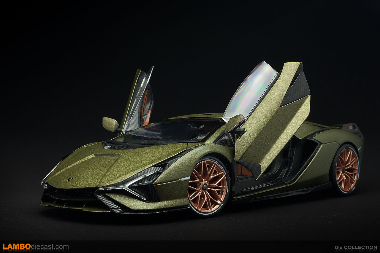 A look at the amazing scale model from Bburago on the Lamborghini Sián