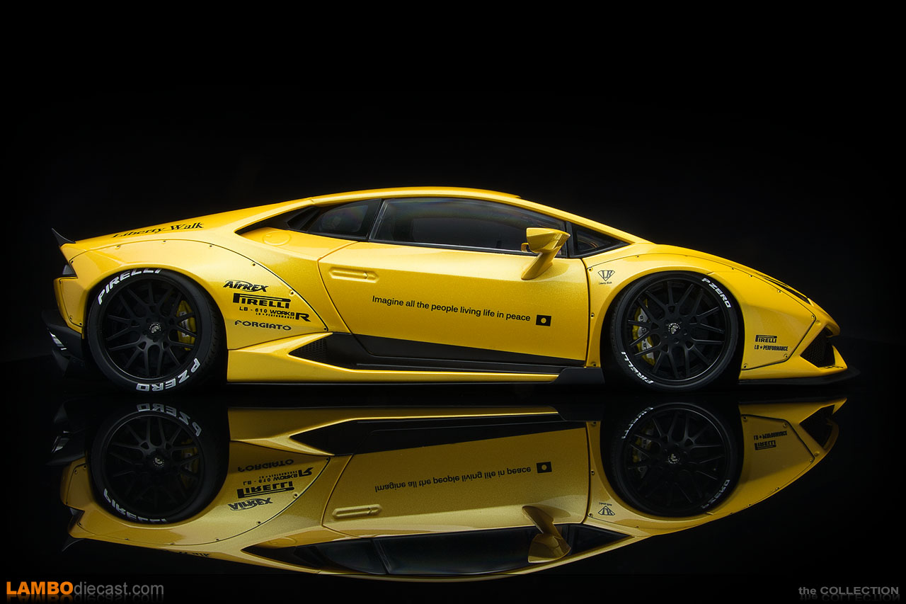 The 1/18 Lamborghini Huracan LB-Works from AUTOart, a review by  