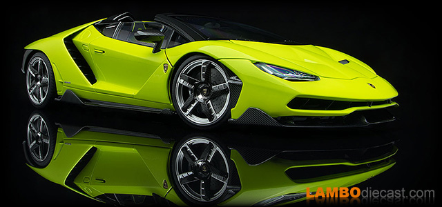 The 1/18 Lamborghini Centenario LP770-4 Roadster from AUTOart, a review by  