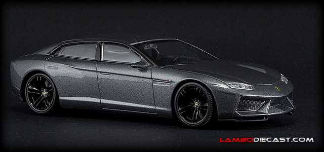 MONDO MOTORS 1/18 LAMBORGHINI ESTOQUE METALLIC GREY OLD SHOP