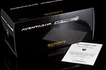 The AutoArt Signature box with the serialized certificate